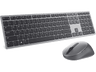 Pack Teclado + Ratón - Dell Premier KM7321W, Inalámbrico, Bluetooth, USB, Teclas dedicadas y programables, Gris y negro