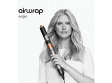 Moldeador - Dyson Airwrap™ Origin, Tecnología iónica, 3 Velocidades, Accesorios, Nickel/ Cooper