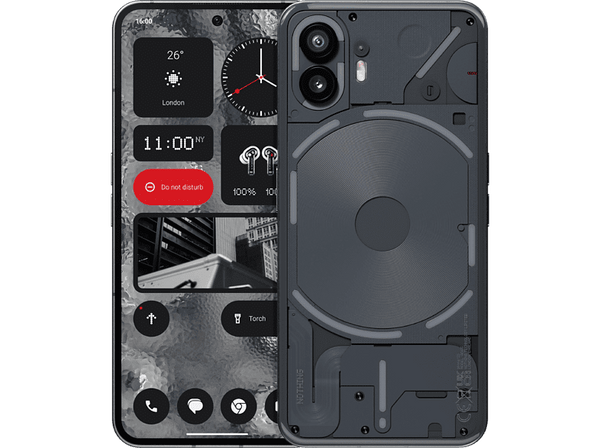 Móvil - Nothing Phone (2), Gray, 512 GB, 12 GB RAM, 6.7" Full HD+, Qualcomm Snapdragon8+ gen 1 4nm, 4700 mAh, Android 13