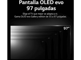 TV OLED 97 - LG OLED97G29LA, OLED 4K, α9 Gen5 AI Processor 4K, Smart TV, DVB-T2 (H.265), Negro