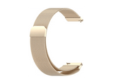 Correa - Friendly License FRSWB112, 22mm, Compatibilidad Universal, Acero Inoxidable, Ajuste Magnético, Negro/Oro/Plata