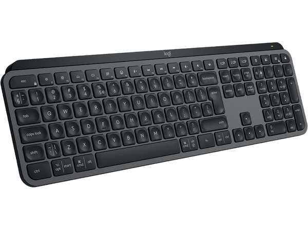 Teclado inalámbrico - Logitech MX Keys S, Bluetooth, USB, Teclas programables, Retroiluminación, Windows/Mac, Negro