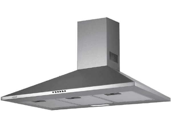 Campana decorativa - Cata Omega 900 X /M, 3 Velocidades, 645 m³/h, 90 cm, Inox