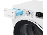 Secadora bomba de calor - LG RH90V5AV6N, Independiente, 9 kg, 14 programas, Blanco