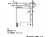 Placa inducción - Balay 3EB969LH, 2 zonas, 38 cm x 21 cm , Flex Inducción, Zona gigante 28 cm, 60 cm, Negro