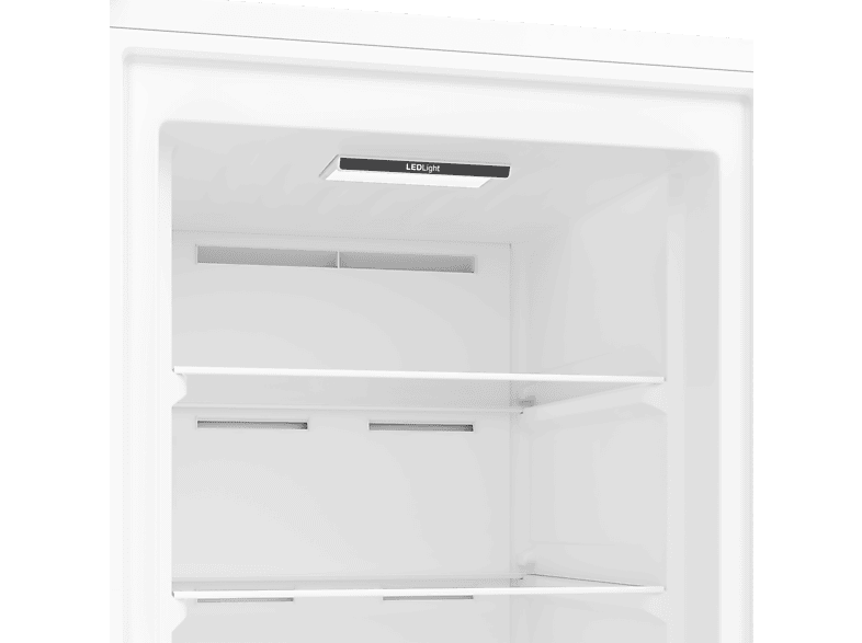 Congelador vertical - Beko B3RMFNE314W, 286 l, 186.5 cm, 5 cajones, Compresor Inverter, Blanco