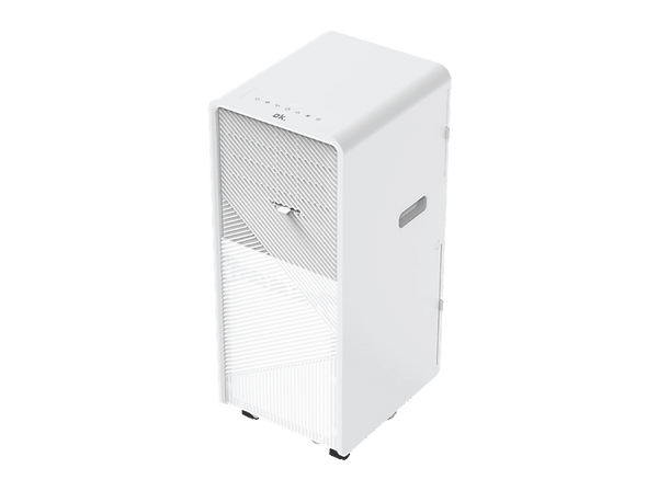 Aire acondicionado portátil - ok. OAC 9026 ES, 2236 fg/h, 25m², 55 dB(A), Deshumidificador, Ruedas, Blanco/Negro