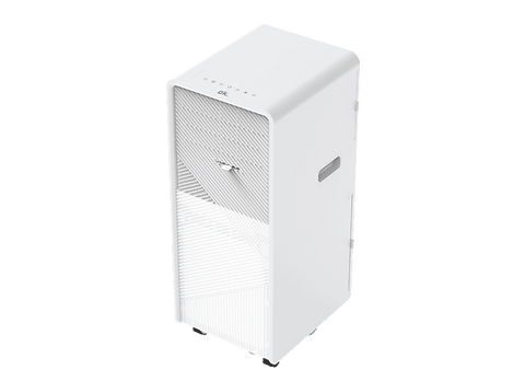 Aire acondicionado portátil - ok. OAC 9026 ES, 2236 fg/h, 25m², 55 dB(A), Deshumidificador, Ruedas, Blanco/Negro