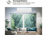 Aire acondicionado Split 2 x 1 - LG 2X1PLUS912, 3526 fg/h, Gold Fin™, ThinQ™ Blanco