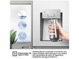 Frigorífico americano - Hisense RS818N4TIE1, No Frost, 179 cm, 636 l, WI-FI, Dispensador Agua & Hielo, Inox