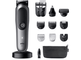 Afeitadora multifunción - Braun Recortadora todo en 1 Series 7 AIO7560, Kit De Styling 13 en 1, Lámina ProBlade, AutoSense, Wet& Dry, Gris