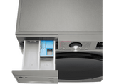 Lavadora secadora - LG F4DR7009AGS, Serie 700, 9 kg/6 kg, 1400 rpm, 14 programas, Inox antihuellas