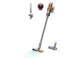 Aspirador escoba - Dyson V12 Detect™ Slim Absolute, Potencia succión 150 AW, Inteligente y Ligero, 60 min, Pantalla LCD, Tecnología Láser