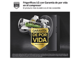 Congelador vertical - LG GFM61MCCSF, 324 l, 186 cm, No Frost, LinearCooling™, Negro