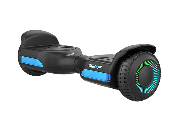 Hoverboard - Gyroor Scope, Infantil, Auto balanceado, 10km/h, Peso máx. 80 kg, Azul y negro