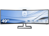 Monitor - Philips 499P9H, 48.8 Ultra Wide 5K, SuperWide 32:9, 5 ms, HDR400, LowBlue, USB-C, HDMI, Negro