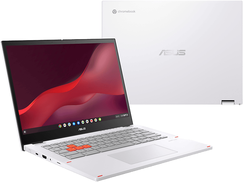 Portátil - ASUS Chromebook Vibe CX34 Flip CX3401FBA-N90030, 14 WUXGA, Intel® Core™ i5-1235U, 8GB RAM, 256GB SSD, Iris® Xe Graphics, ChromeOS