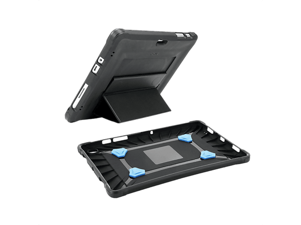 Funda tablet - Mobilis 053020, Con soporte y correa de mano, Para iPad 10.2'' (9th/8th/7th gen), Negro