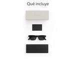 Gafas IA - Meta Adventurer, Lentes Transitions® en gris, Cámara 12 MP, Traducción en tiempo real, Resolución 3K HD, +8h Batería, Classic Black