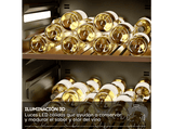 Vinoteca - Haier HWS49GA , Air Flow Natural  Sistem, Temperatura 5º - 20º, 49 botellas,  Iluminación LED 3D,  Wi-Fi , Negro