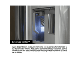 Frigorífico americano - Samsung RF65DG9H0ESREF, Triple Cooling, 183 cm, 636l, Dispensador de agua, Inox