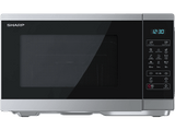 Microondas con grill - Sharp YC-MG252AE-S, 900 W, 11 Niveles de Potencia, 25 l, Plata