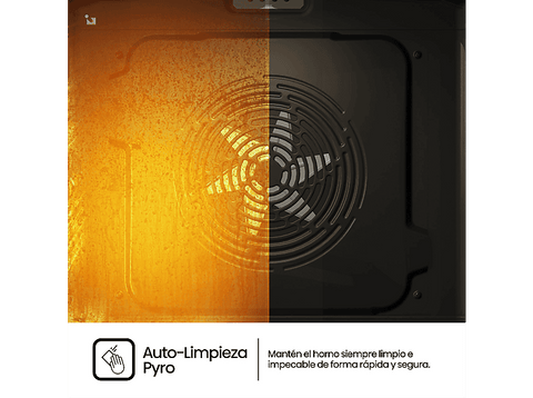 Horno - Hisense BI64213E14PX, Multifunción, Pirolítico, 77 L, 59.5 cm, Modo Air Fry, Inox