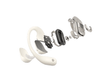 Auriculares True Wireless - Shokz OpenFit 2, 48 h Autonomía, Open-Ear, Resistencia al agua IP55, Micrófono con cancelación de ruido, Beige