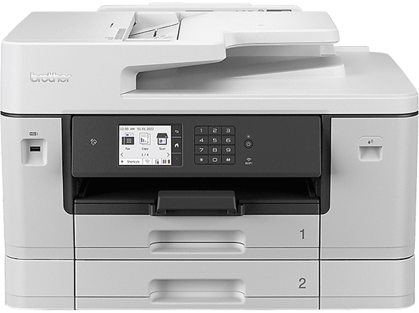 Impresora multifunción - Brother MFC-J6940DW, Color, Para A3/ A4, 25/ 16 ppm, NFC, WiFi,  Blanco y Negro