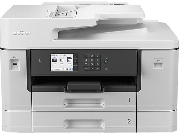 Impresora multifunción - Brother MFC-J6940DW, Color, Para A3/ A4, 25/ 16 ppm, NFC, WiFi,  Blanco y Negro