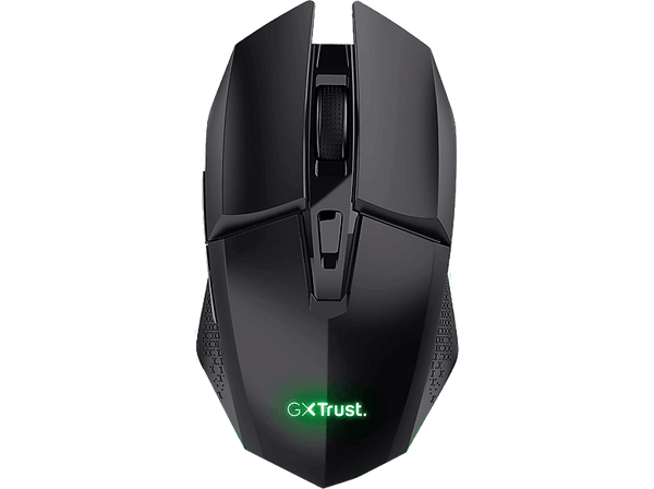 Ratón gaming - Trust GXT 110 Felox, Inalámbrico, 4800 dpi, 6 teclas, Autonomía 80h, Negro
