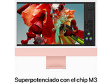 Apple iMac (2023) MQRD3Y/A, 24 Retina 4.5K, Chip M3, CPU de 8 núcleos, GPU de 8 núcleos, 8GB de RAM, 1TB de SSD, Gigabit Ethernet, Rosa