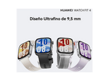 Smartwatch - Huawei Watch Fit 4, 1.82 AMOLED, 10 días batería, Compatible iOS - Android, Correa Fluoroelastómero, Morado