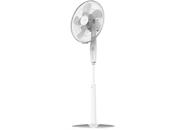 Ventilador de pie - Cecotec EnergySilence 1010 ExtremeFlow, 65 W, 3 velocidades, 10 aspas, Blanco
