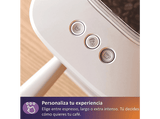 Cafetera express - Philips Baristina BAR300/00, Molinillo cerámico, 16 bares, Café en grano, 4 programas, 1550 W, 1,2L, 30s, IA, 72 dB, 3 años, Blanco