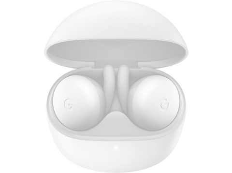 Auriculares True Wireless - Google Pixel Buds-A, 5h Autonomía de reproducción, Estuche de carga USB-C, Resistencia IPX4, Clearly White