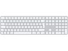 Apple Magic Keyboard, Con Touch ID y teclado numérico, Teclas Blancas, Español, Bluetooth, Blanco