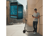 Patinete eléctrico - Cecotec Bongo D20E Connected, Potencia máxima 500W, Potencia nominal 250W, 100 kg, 5200mAh, Vel.20 km/h con conexión a App, Negro
