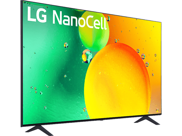 TV LED 43" - LG 43NANO756QC, UHD 4K, Procesador de Gran Potencia 4K α5 Gen 5, Smart TV, DVB-T2 (H.265), Azul oscuro ceniza