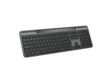Teclado numérico - Logitech Signature Slim Solar+, Bluetooth, Alimentación por luz solar y artificial, Multidispositivo, PC-Mac, Personalizable, Negro