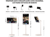 TV LED 32 - LG StanbyMe 2 32LX6BPGA, UHD 4K, Procesador Inteligente α8 AI Processor 4K Gen3, Smart TV, Blanco Roto