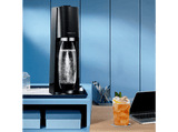 Máquina gasificadora de agua - SodaStream Terra Starter Pack, Botella 1 l, Conexión rápida de CO2 (Quick Connect), Comodidad inalámbrica