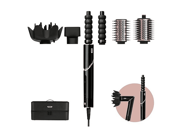 Moldeador - Shark FlexStyle 5 en 1 HD446EU, 1650 W, 3 Potencias, 3 Niveles de Temperatura, Negro