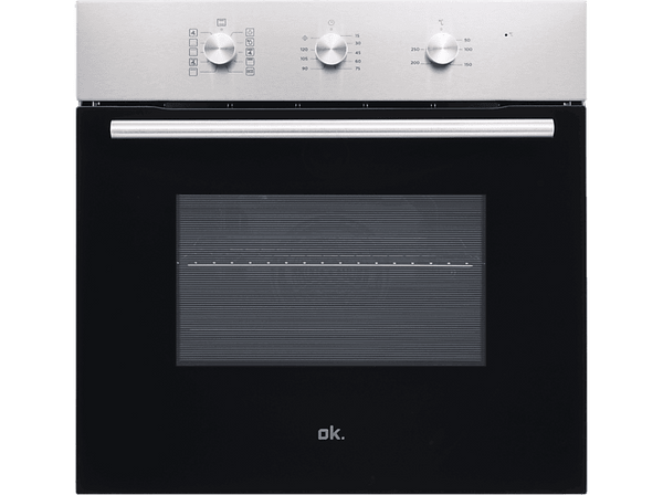 Horno - OK. OBO 311-1 A, Multifunción, Esmalte fácil de limpiar, 70 l , 63 cm, 9 programas + ECO, Inox