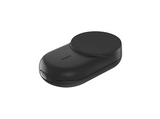 Cargador móvil inalámbrico - Belkin WIZ037kqBK, Compatible con dispositivos con tecnología Qi2 25W, Inclinación ajustable, 3 en 1, Plegable, Negro