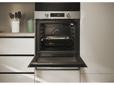 Horno - Candy  CA6 N5B3EYTX, Multifunción, Aqualisis + Pyrolysis, 78 l, 59.5 cm, Inox