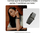 Pulsera de actividad - Google Fitbit Air, Obsidiana, 130 - 210 mm, 7 días de Autonomía, Asesoramiento Personalizado basado en IA