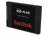 Disco duro SSD interno 500GB - SANDISK SSD PLUS, 2.5, Hasta 545 MB/s lectura, 505 MB/s escritura, SATA, Negro