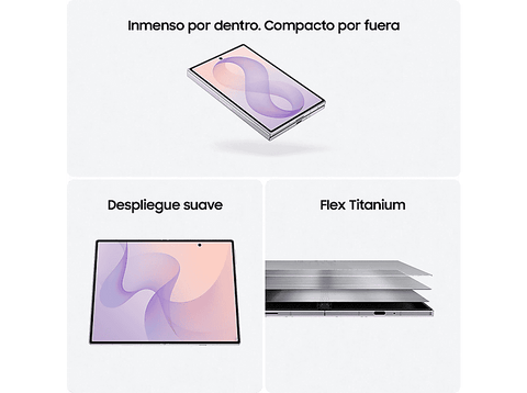 Móvil - Samsung Galaxy Z Fold8, Grafito, 256 GB, 12 GB RAM, 7.6