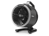Ventilador de pie - Shark FlexBreeze Pro Mist, 36W, 5 Velocidades, 2 Modos SmartBreeze, Modo Sobremesa, 20m Alcance, Interior/exterior, Gris antracita